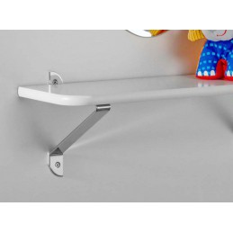 Wspornik półki stalowy czarny 200x180mm mod. BELLUCCI