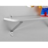 Wspornik półki stalowy czarny 200x180mm mod. BELLUCCI