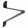 Wspornik półki stalowy czarny 200x180mm mod. BELLUCCI