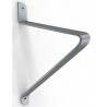 Wspornik półki stalowy srebrny 240x240mm mod. BELLUCCI
