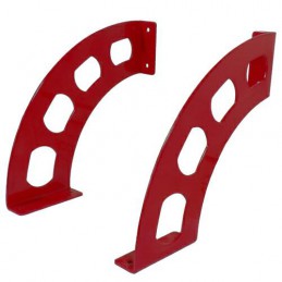 Wspornik półki stalowy czerwony 190x180mm mod. BOOMERANG 20 2szt.