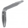 Wspornik półki stalowy srebrny 140x200mm EUROPA 20