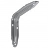 Wspornik półki stalowy srebrny 140x200mm EUROPA 20
