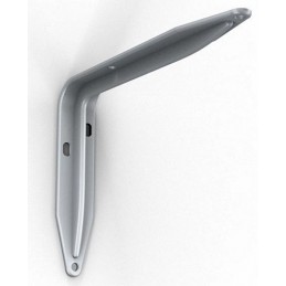 Wspornik półki stalowy srebrny 167x265mm EUROPA 28
