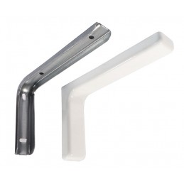 Wspornik półki biały 80x117mm mod. LEONARDO, 2szt.