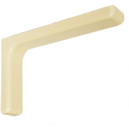 Wspornik półki kość słoniowa 80x117mm mod. LEONARDO, 2szt.