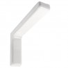 Wspornik półki biały 144x240mm mod. LEONARDO, 2szt. TA