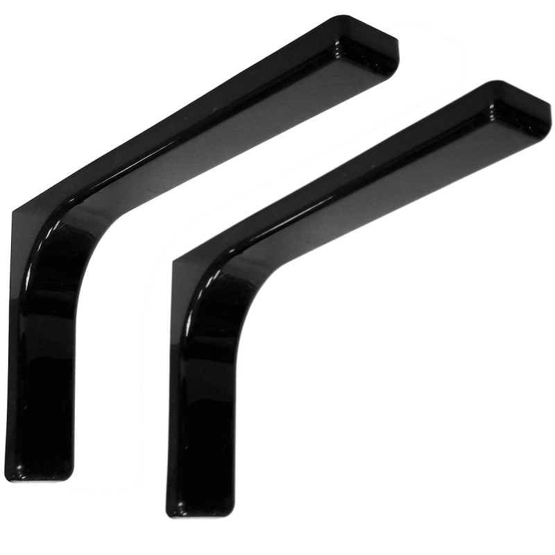 Wspornik półki czarny 144x240mm mod. LEONARDO, 2szt.