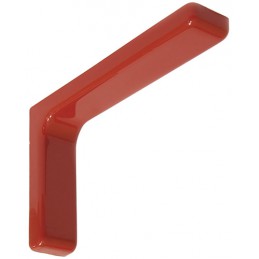 Wspornik półki czerwony 144x240mm mod. LEONARDO, 2szt.