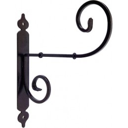 Wspornik półki stalowy miedź młotkowana 210x245mm RICCIOLO 21
