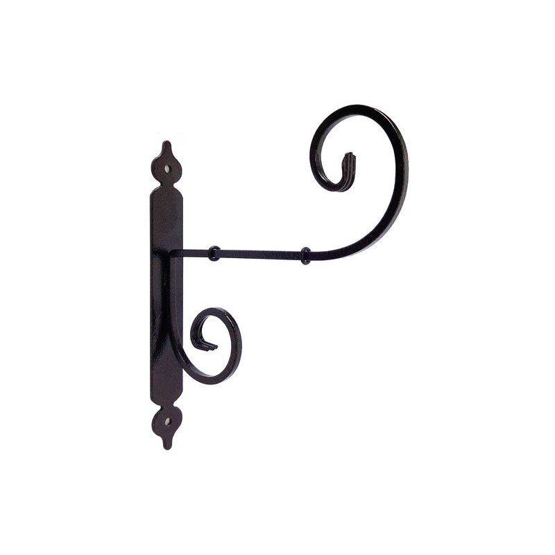 Wspornik półki stalowy miedź młotkowana 210x245mm RICCIOLO 21