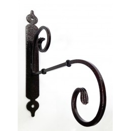 Wspornik półki stalowy miedź młotkowana 210x245mm RICCIOLO 21