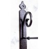 Wspornik półki stalowy miedź młotkowana 210x245mm RICCIOLO 21