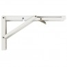 Wspornik półki składany stalowy biały 300x155mm mod. 800