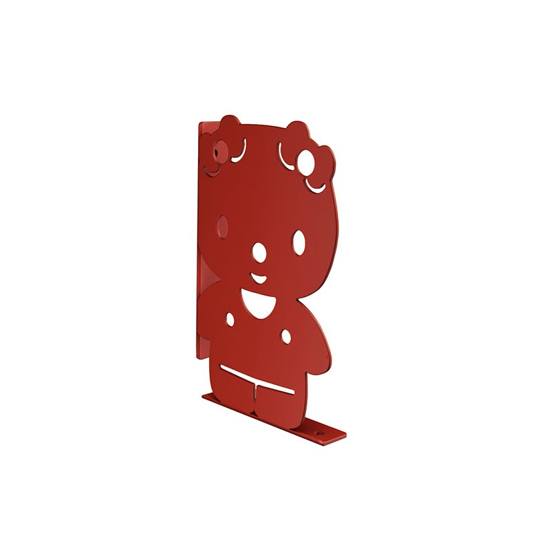 Wspornik półki dziecięcy stalowy czerwony 140x210 mm SUSY 14 (2 szt.)