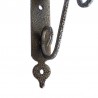 Wspornik półki stalowy złoty młotkowany 110x140mm TOSCANIA 14