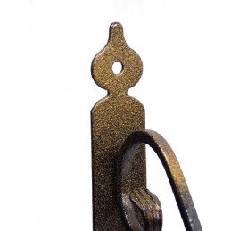 Wspornik półki stalowy brąz rustykalny 110x140mm TOSCANIA 14