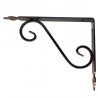 Wspornik półki stalowy brąz rustykalny 110x140mm TOSCANIA 14