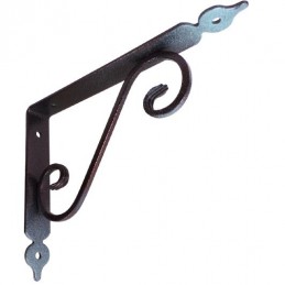 Wspornik półki stalowy rdzawy rustykalny 110x140mm TOSCANIA 14