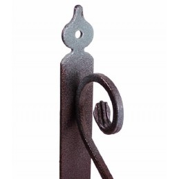 Wspornik półki stalowy rdzawy rustykalny 110x140mm TOSCANIA 14