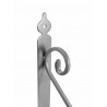 Wspornik półki stalowy srebrny 110x140mm TOSCANIA 14