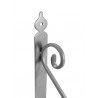 Wspornik półki stalowy srebrny 175x230mm TOSCANIA 23