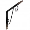 Wspornik półki stalowy brąz rustykalny 280x330mm TOSCANIA 33