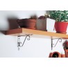 Wspornik półki stalowy czarny rustykalny 280x330mm TOSCANIA 33