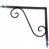 Wspornik półki stalowy rdzawy rustykalny 280x330mm TOSCANIA 33