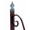 Wspornik półki stalowy rdzawy rustykalny 280x330mm TOSCANIA 33