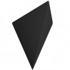 Wspornik półki stalowy czarny 180x80 mm VOGUE