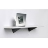 Wspornik półki stalowy czerwony 180x80 mm VOGUE