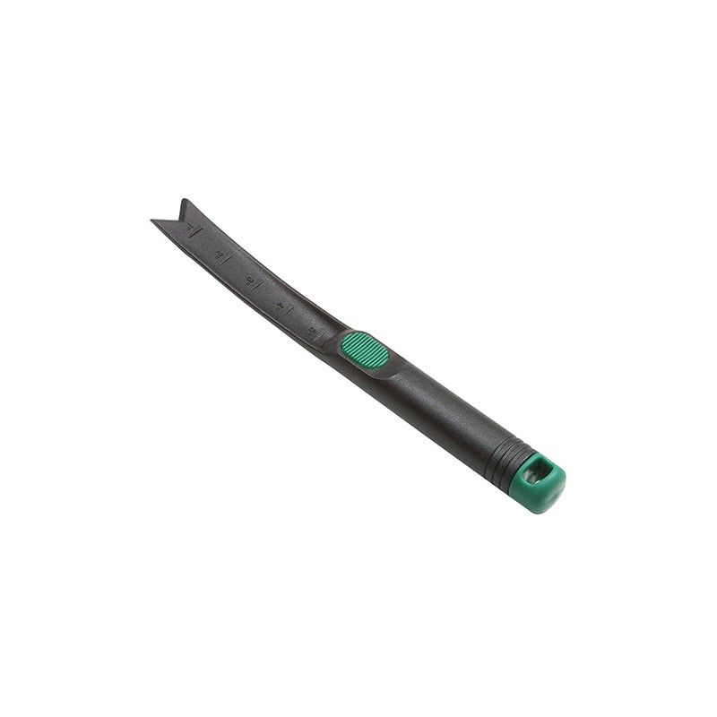 Sadzak Pogłębiacz z miarką 28cm nylon czarny mod. 301