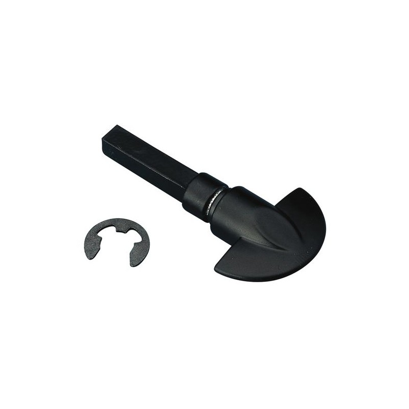 Pokrętło WC czarne trzpień 6mm mod.10 LISA