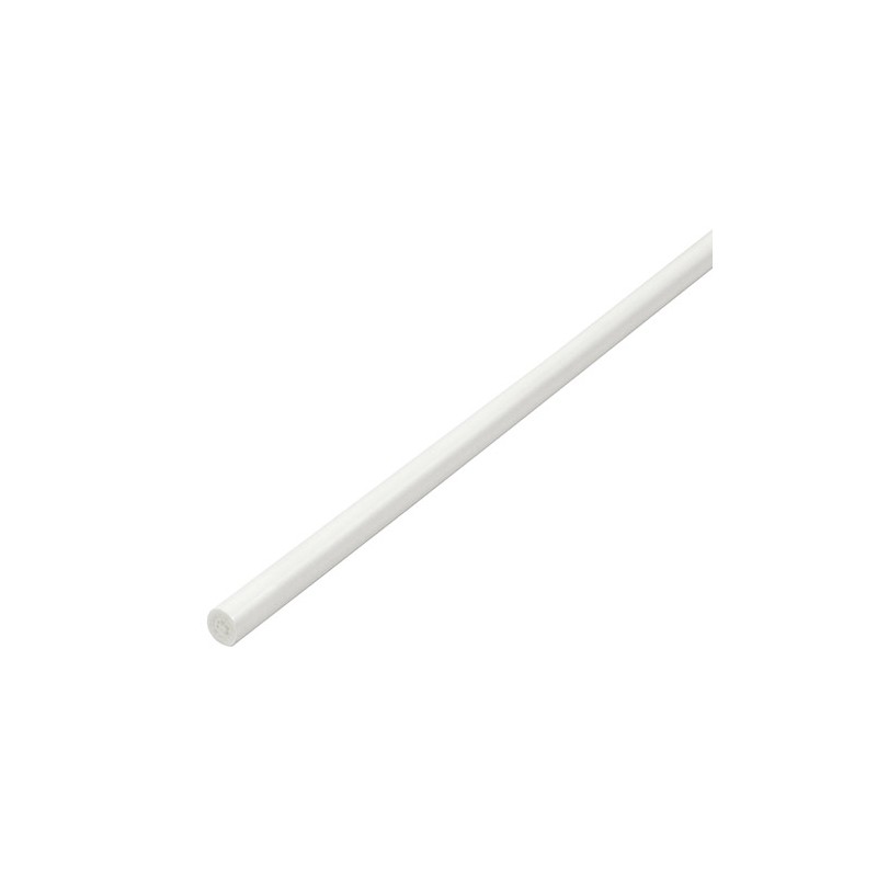 Pręt okrągły 8-1M PCV biały