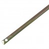 Pręt zasuwnicy okiennej 14x25mm dł. 1,25m ocynk żółty mod.2