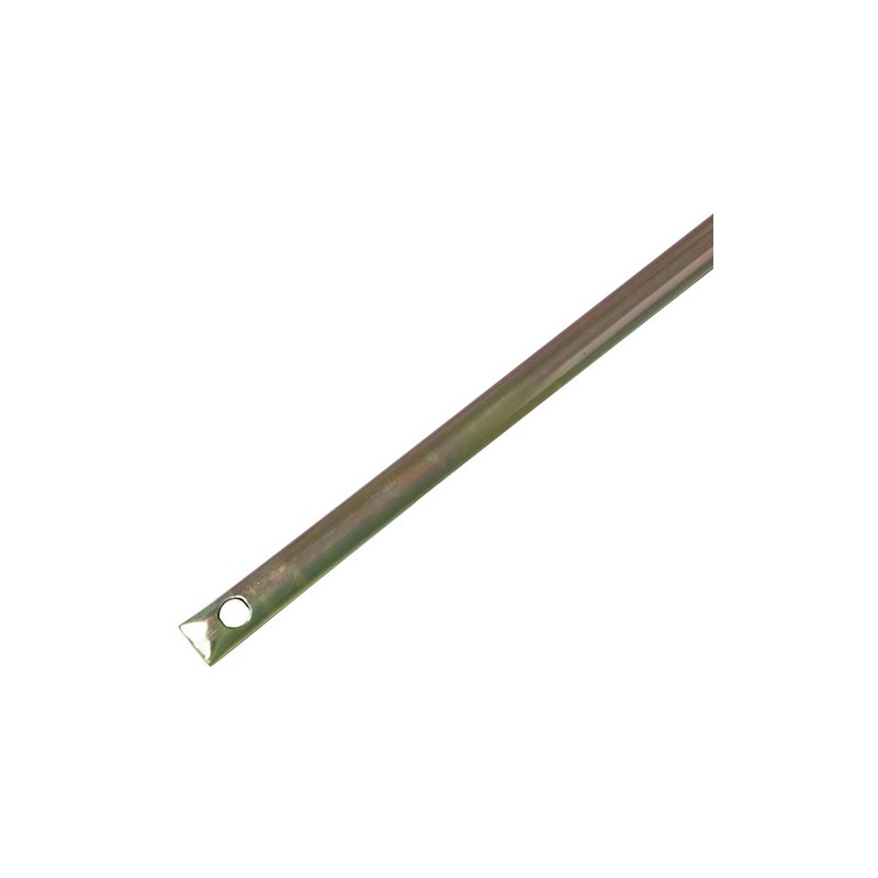 Pręt zasuwnicy okiennej 14x25mm dł. 2m ocynk żółty mod.2