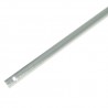 Pręt zasuwnicy okiennej 14x5mm dł.  1,25m aluminiowy srebrny szczotkowany mod.3