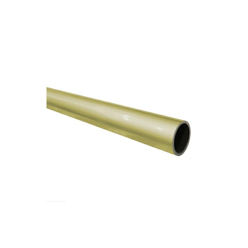 Pręt drążek ubraniowy fi.20mm dł. 4m złoty mod.2