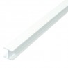Profil H 20x19-1M PCV biały