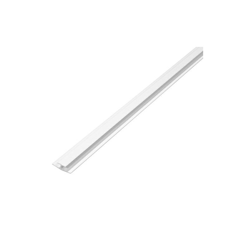 Profil H 25x11-2,5M PCV biały