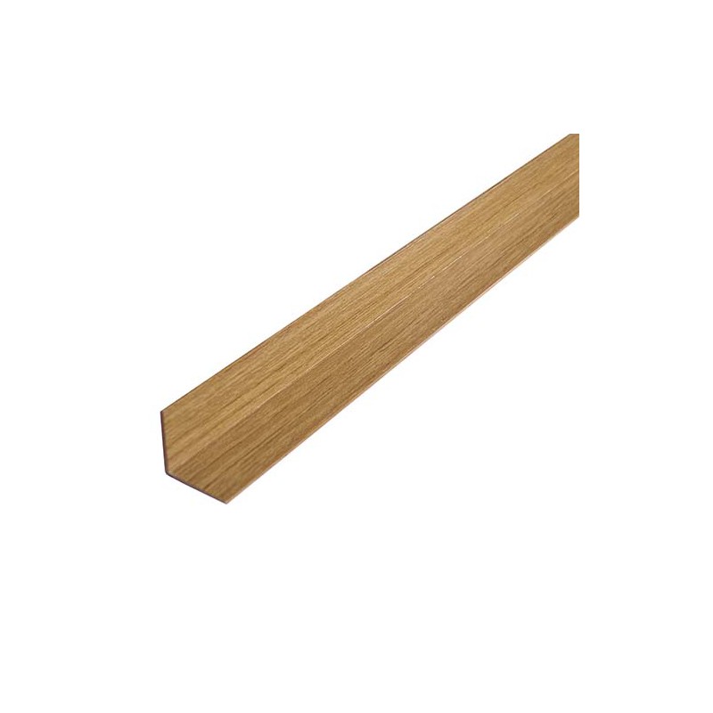 Profil kątowy 20x20-1M PCV dąb