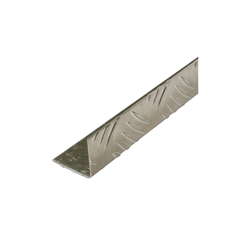 Profil kątowy 30x30mm dł. 2,5m aluminiowy ryflowany