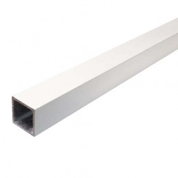 Profil kwadratowy 30x30-2,5M alu. biały