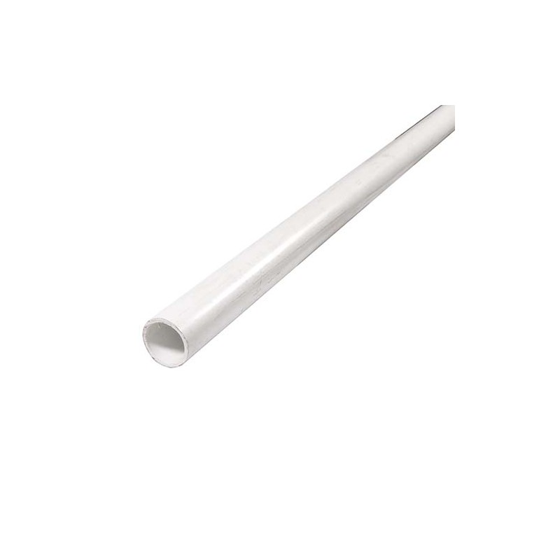Profil okrągły 16x1,2-2,5M PCV biały