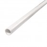 Profil okrągły 16x1,2-2,5M PCV biały