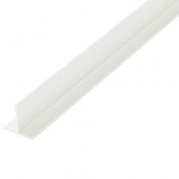Profil T 15x15-2,5m aluminiowy biały