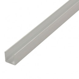 Profil U 10x10-1M aluminiowy srebrny