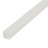 Profil U 15x15-2,5M aluminiowy biały