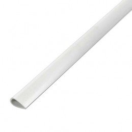Profil zaciskowy 15x6-1M PCV biały
